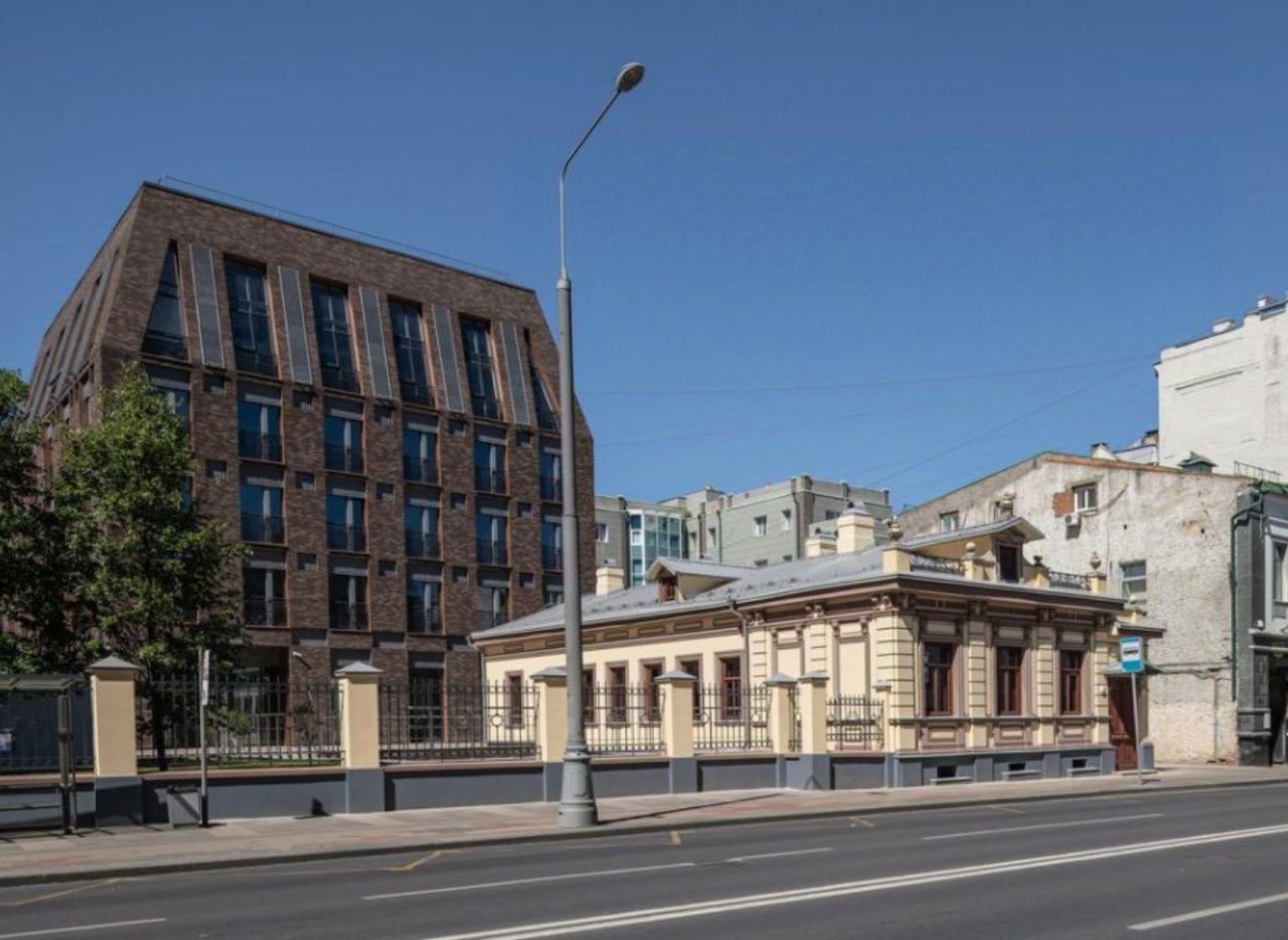фасад дома, здание по адресу г Москва, ул Долгоруковская, д 25 к 1